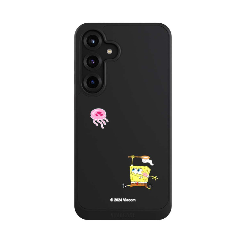 Galaxy S25 + NIVOcore Spongebob jagt Quallen