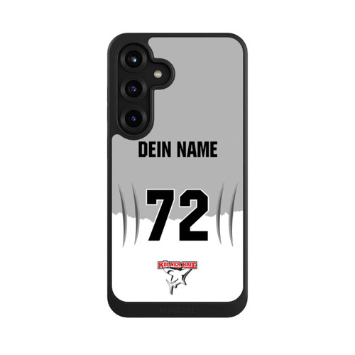 Samsung Galaxy S25+  NIVOcore Kölner Haie Trikotmotiv Personalisierbar