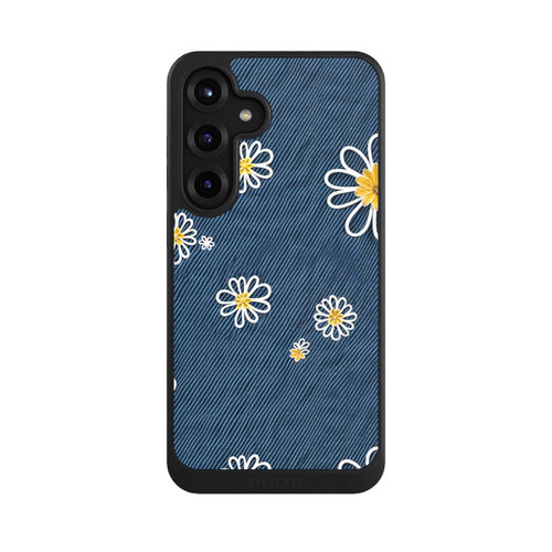 Samsung Galaxy S25+  NIVOcore Jeans Flowers Pattern with AI