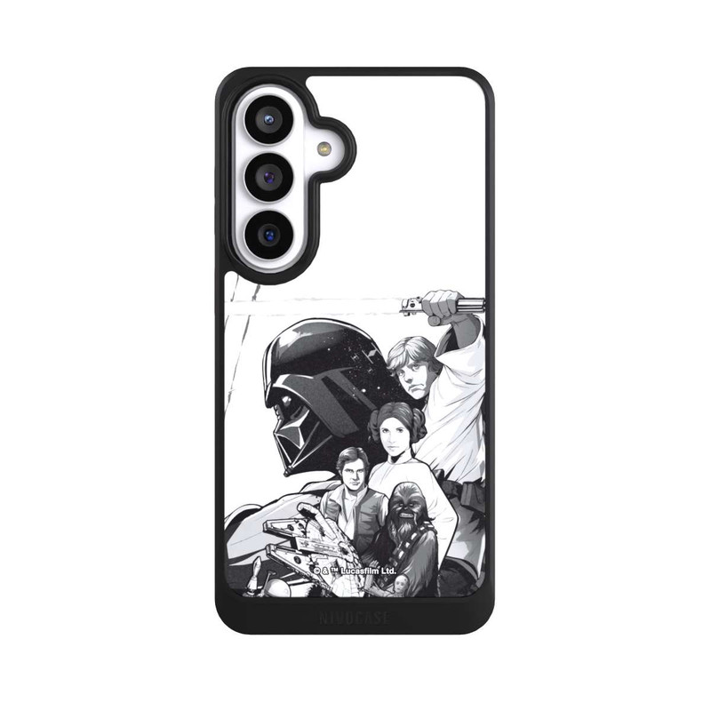 Galaxy S26+ NIVOcore StarWars Charaktere - Schwarz-Weiß