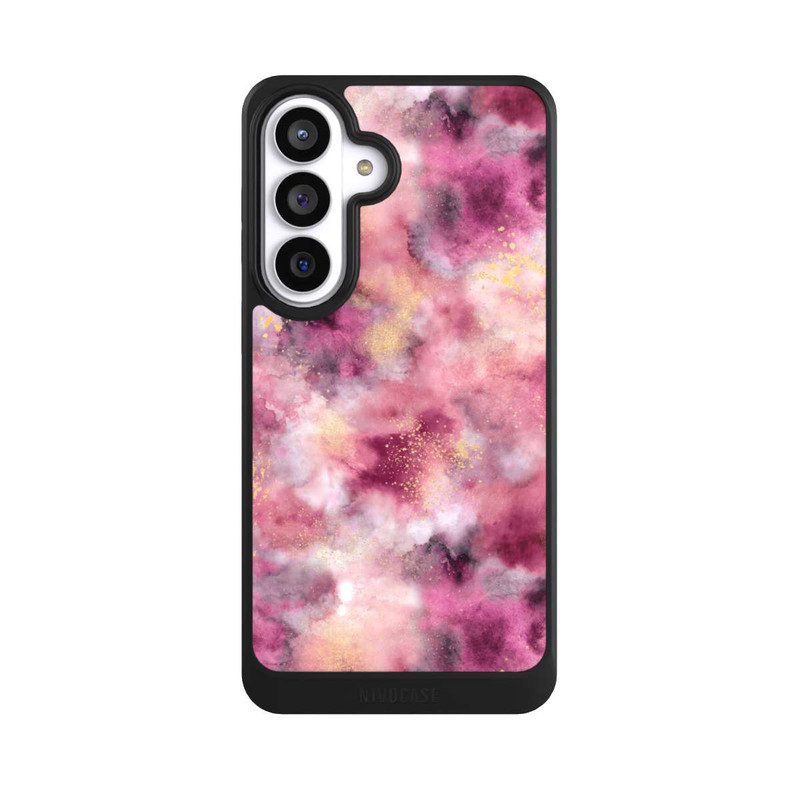Galaxy S26+ NIVOcore Rauchiges Marmoraquarell rosa