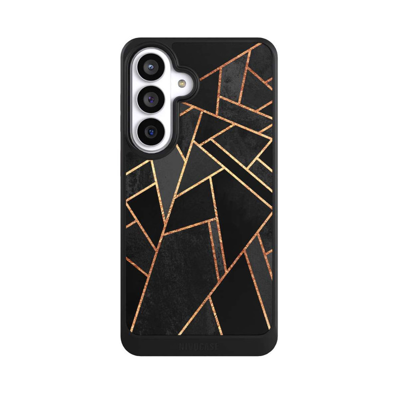 Galaxy S26+ NIVOcore Schwarze Nacht Gold Druck