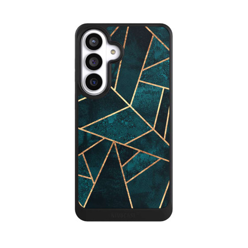 Samsung Galaxy S26+ NIVOcore Tief Blaugrün Stein Gold Druck