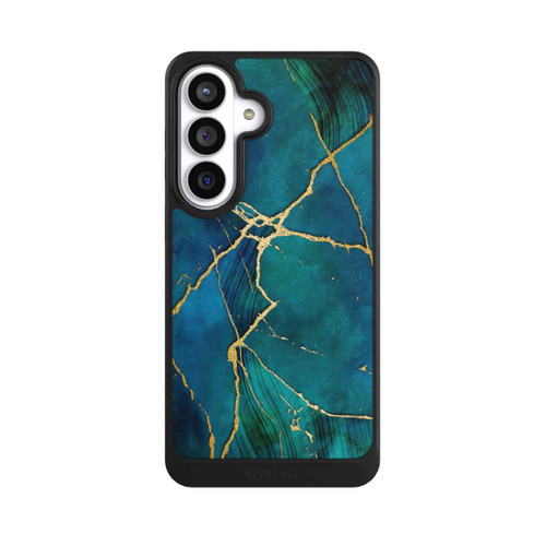 Samsung Galaxy S26+ NIVOcore Mineral glamour blue gold look