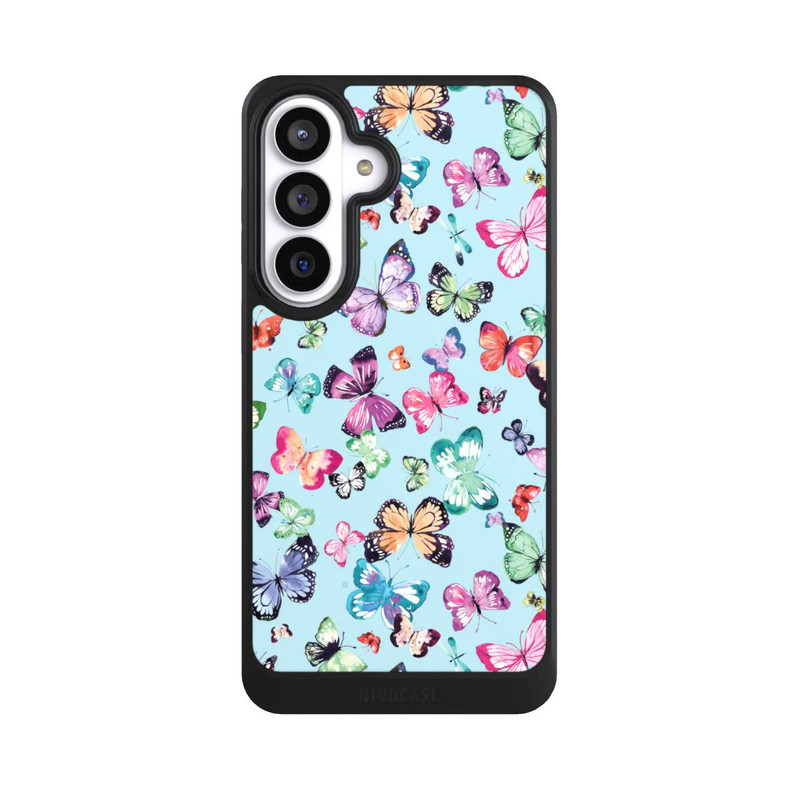 Galaxy S26+ NIVOcore Butterflies Pink Orange Blue