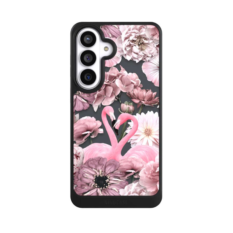 Galaxy S26+ NIVOcore Flamingos in Blumen Muster