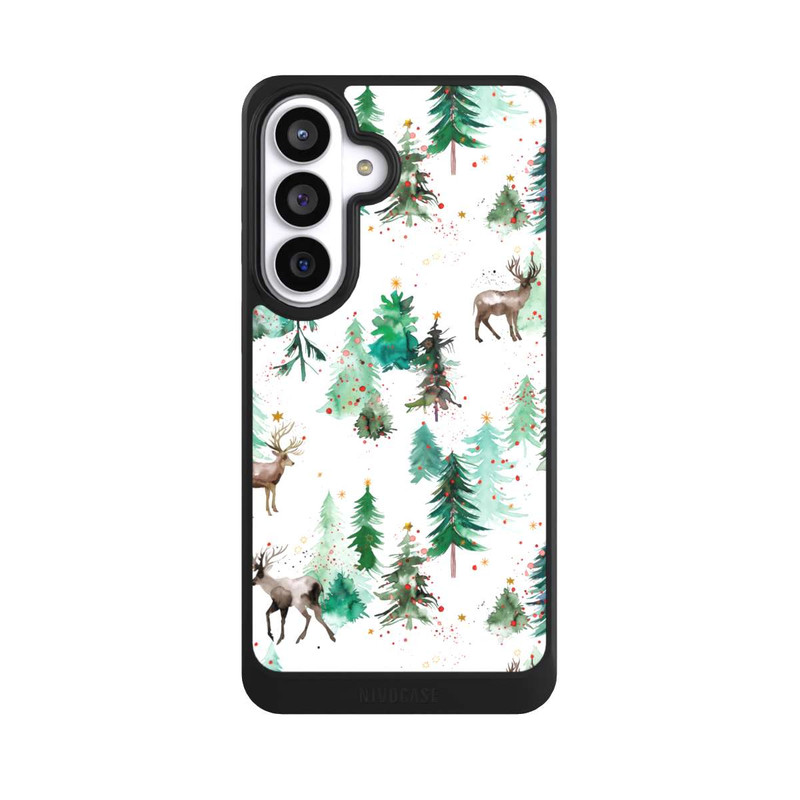 Galaxy S26+ NIVOcore Deers and Winter Xmas Trees