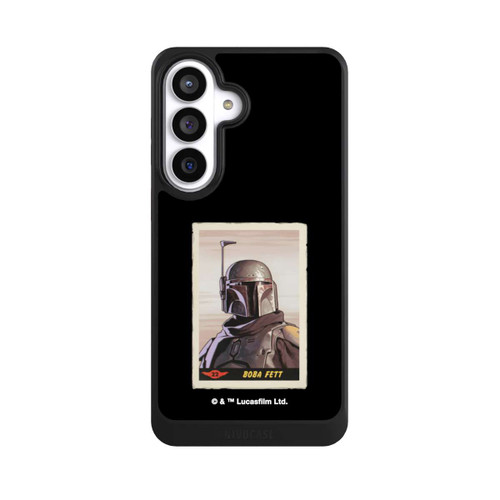 Samsung Galaxy S26+ NIVOcore Boba Fett Badges Schwarzer Hintergrund