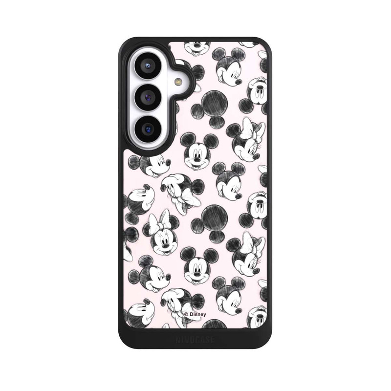 Galaxy S26+ NIVOcore Minnie & Mickey Viele Gesichter Pink