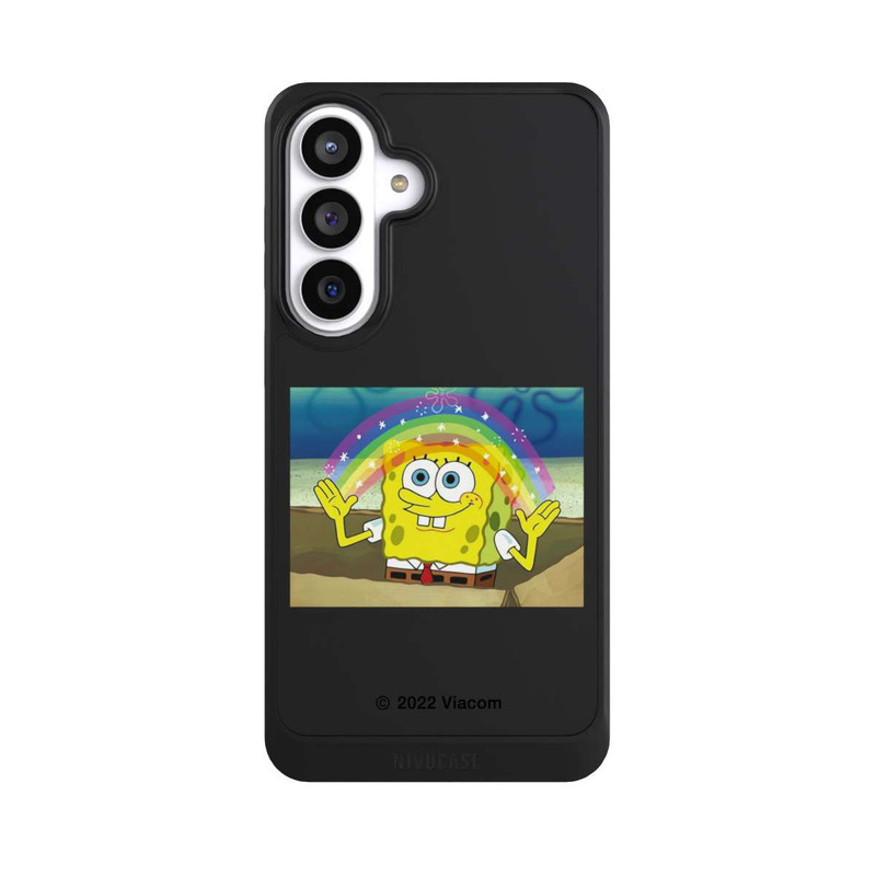 Galaxy S26+ NIVOcore Spongebob - Rainbow Meme transparent