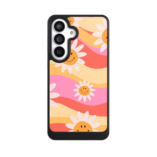 Samsung Galaxy S26+ NIVOcore Retro Smiles Orange Colorful