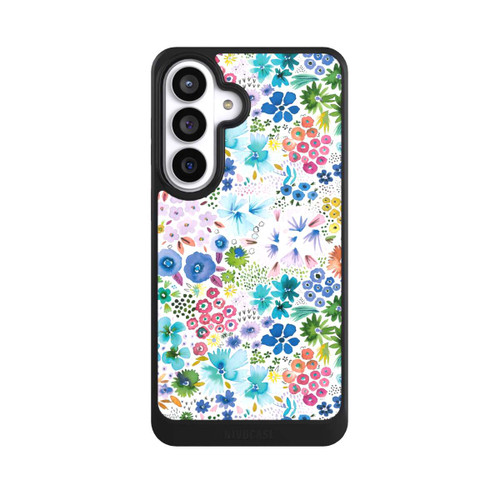 Samsung Galaxy S26+ NIVOcore Kunstvolle kleine Frühlingsblumen blau