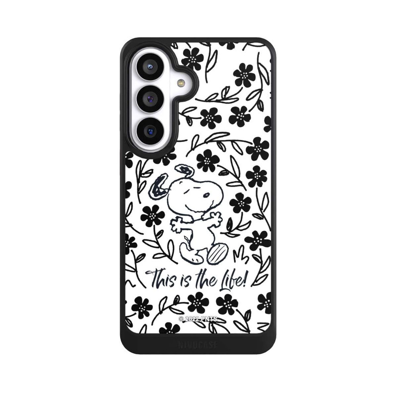 Galaxy S26+ NIVOcore Snoopy schwarz und weiß This Is The Life