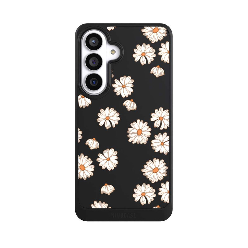 Galaxy S26+ NIVOcore Flowerpower Wallpaper White