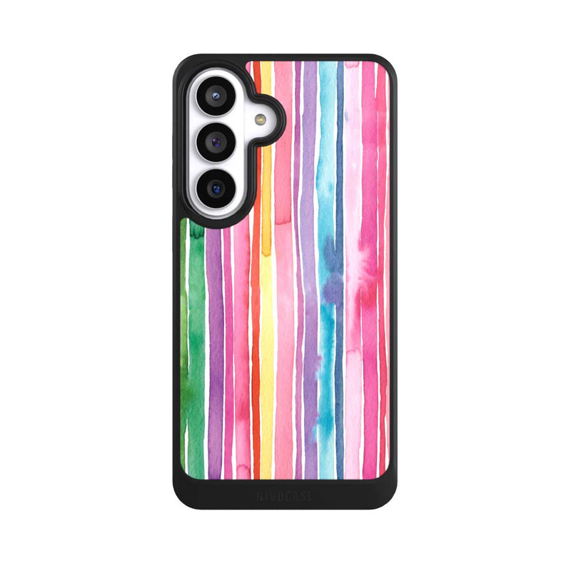 Galaxy S26+ NIVOcore Camouflage Rainbow Stripes