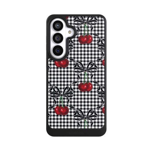Samsung Galaxy S26+ NIVOcore Cherry Pattern Black