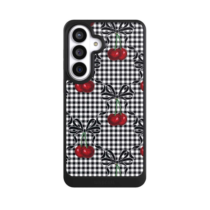 Galaxy S26+ NIVOcore Cherry Pattern Black