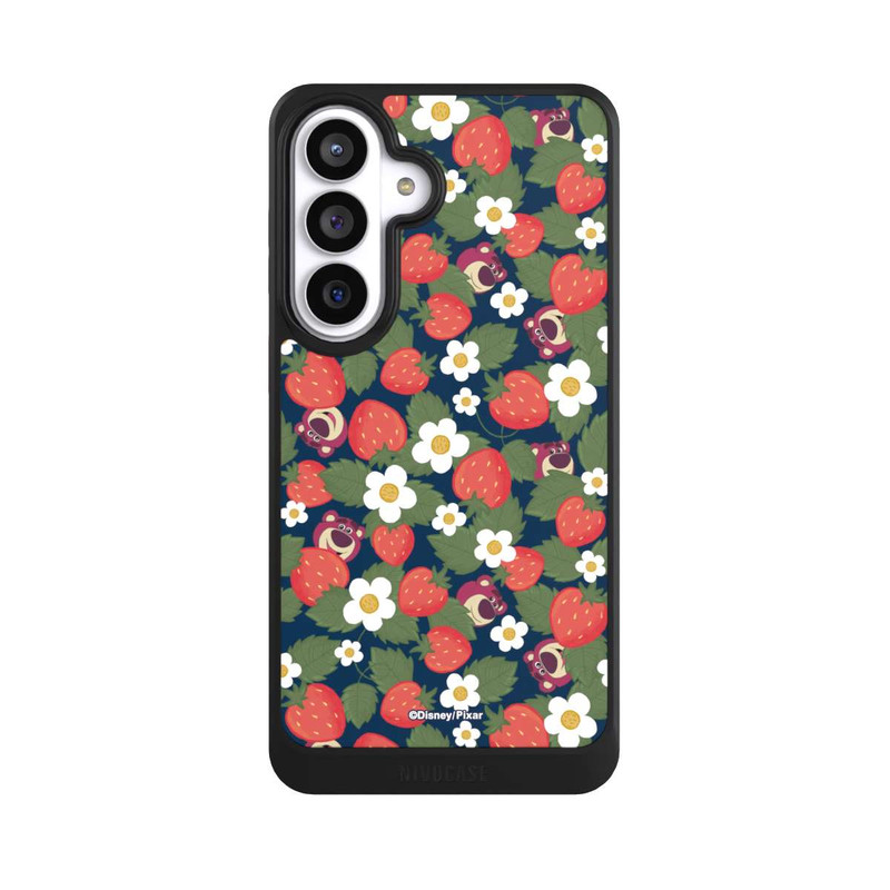 Galaxy S26+ NIVOcore Lotso Toy Story Strawberry Flower Pattern