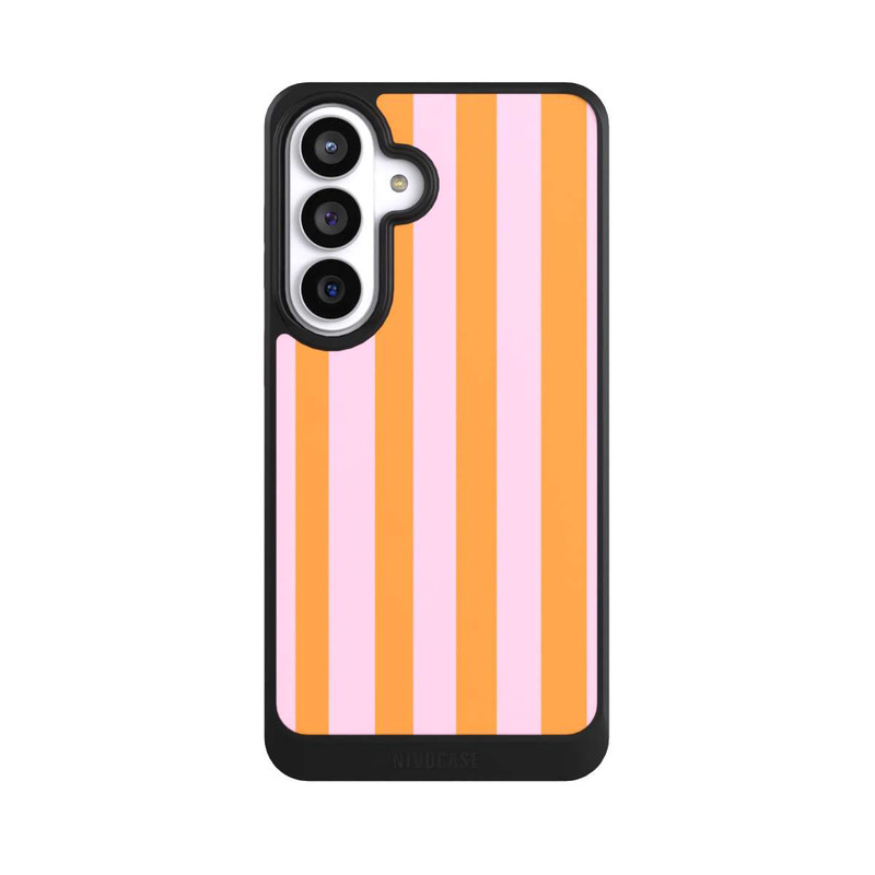 Galaxy S26+ NIVOcore Orange Rosa Streifen