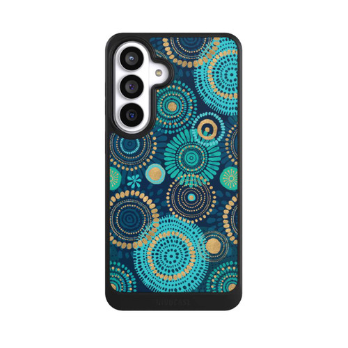 Samsung Galaxy S26+ NIVOcore Blockprint India Teal Gold
