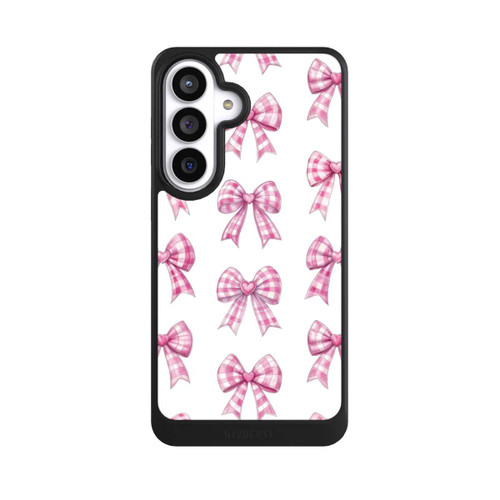 Samsung Galaxy S26+ NIVOcore Pink Gingham Hearts and Bows