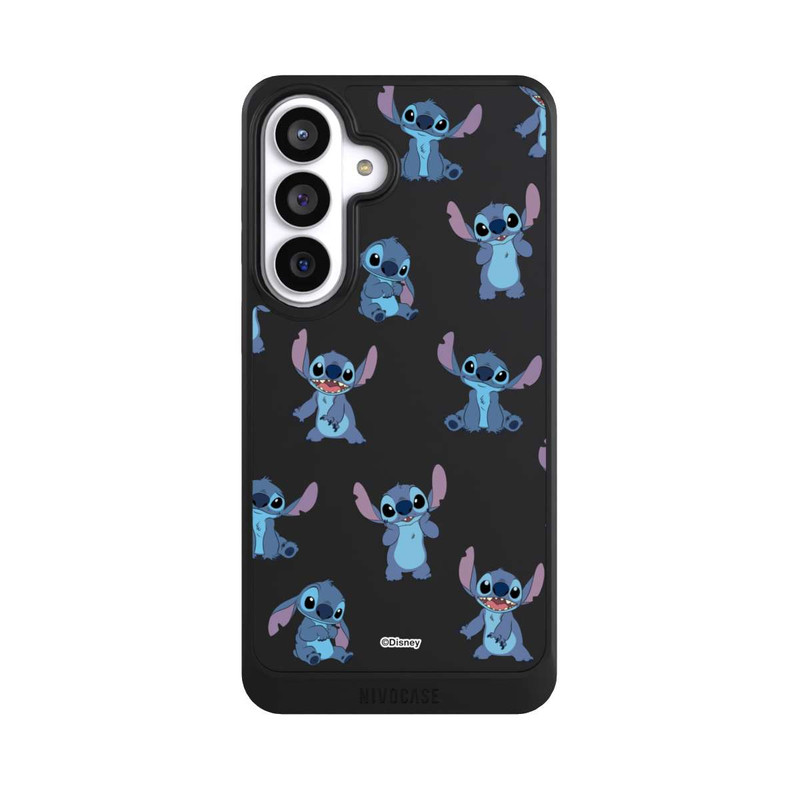 Galaxy S26+ NIVOcore Stitch Faces Pattern Transparent