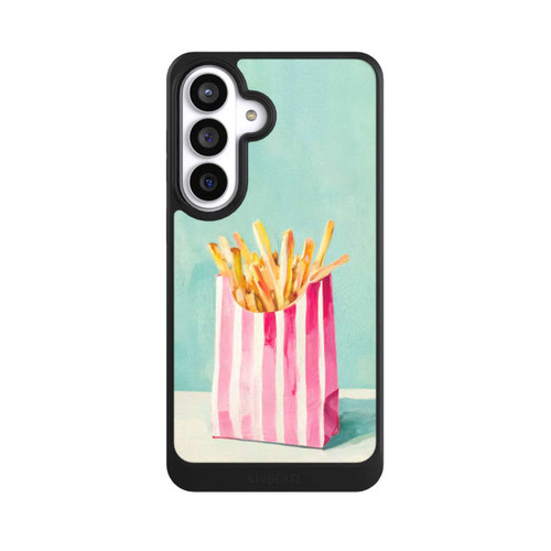 Samsung Galaxy S26+ NIVOcore Retro Pommes Blau Watercolor