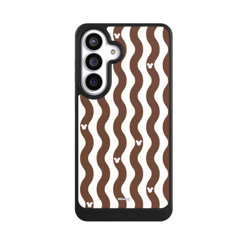 Samsung Galaxy S26+ NIVOcore Mickey Mouse Brown Pattern Waves