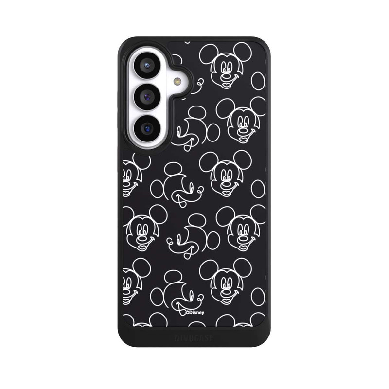 Galaxy S26+ NIVOcore Disney Mickey Muster Schwarz