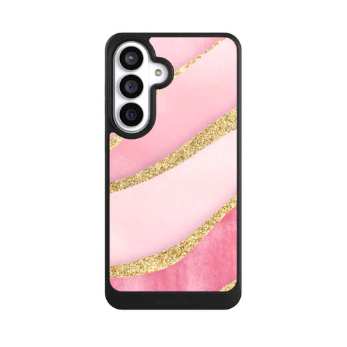 Samsung Galaxy S26+ NIVOcore Pink Marble Goldprint Stripes