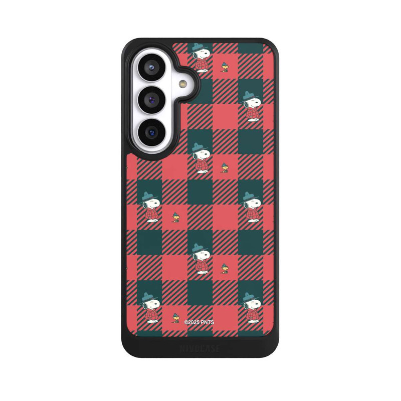 Galaxy S26+ NIVOcore Peanuts Rot Schottenmuster