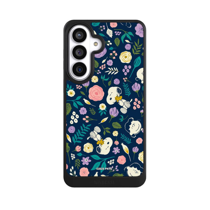 Galaxy S26+ NIVOcore Peanuts Dark Flower Pattern