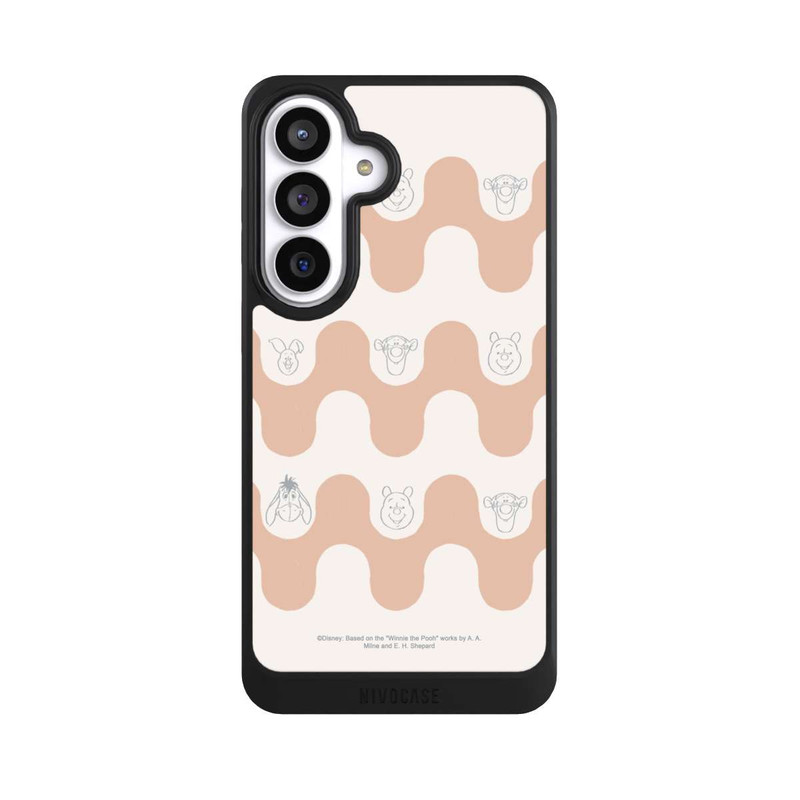 Galaxy S26+ NIVOcore Winnie the Pooh and Friends Boho Waves Pattern