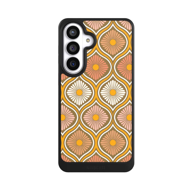 Galaxy S26+ NIVOcore Groovy 70s Retro Mid-Century Daisy Flowers