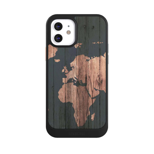 Apple iPhone 12 NIVOcore Wooden World Map