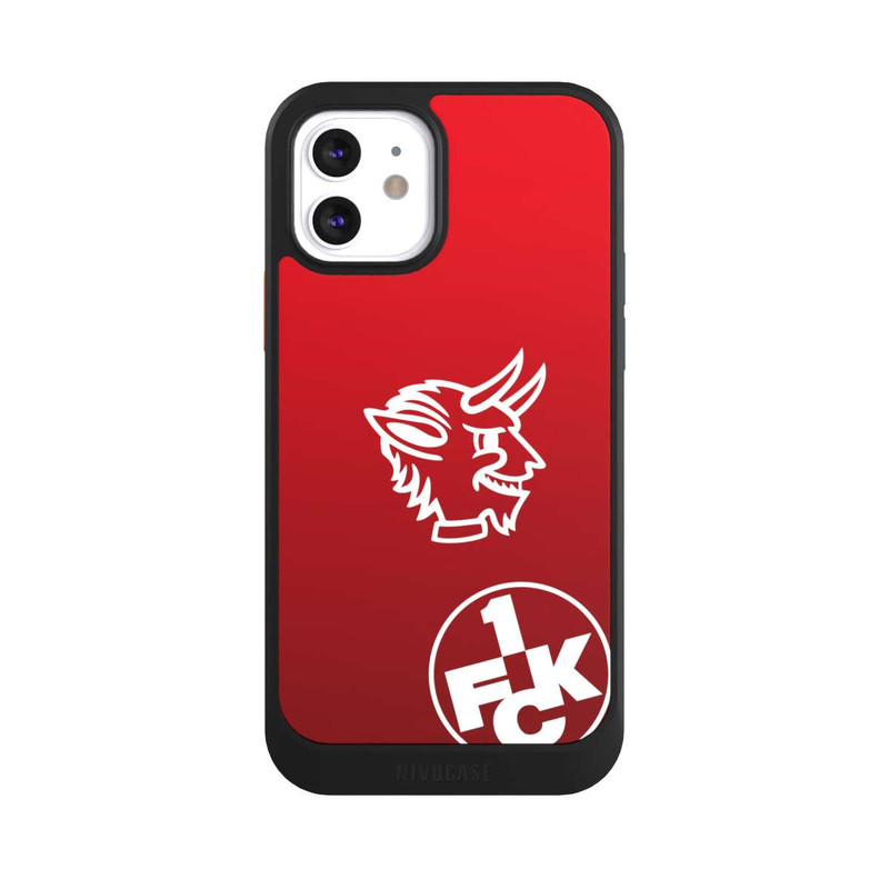 iPhone 12 NIVOcore Teufelskopf FCK auf Rot