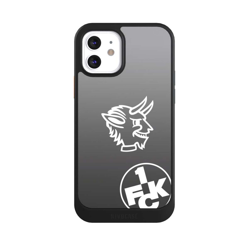 iPhone 12 NIVOcore Teufelskopf FCK auf Schwarz