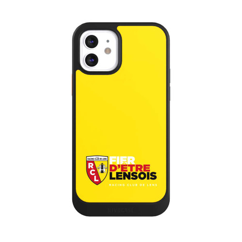 Apple iPhone 12 NIVOcore Fond Logo RCL Jaune