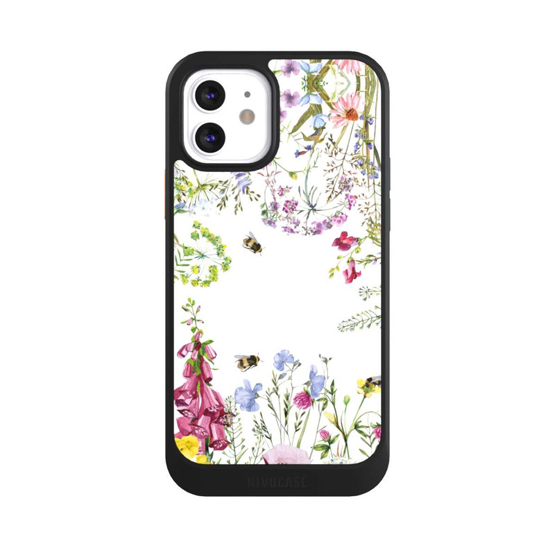 iPhone 12 NIVOcore Cadre de fleurs sauvages des prés d'été