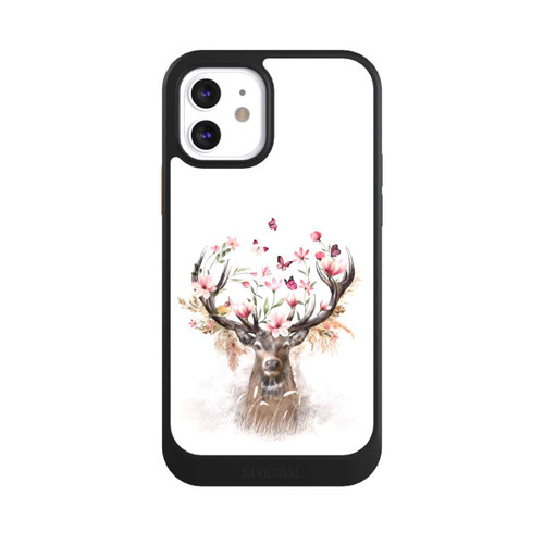 Apple iPhone 12 NIVOcore Deer Flowers Antlers