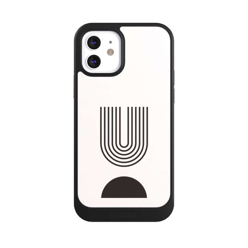Apple iPhone 12 NIVOcore Modern Art Black Lines