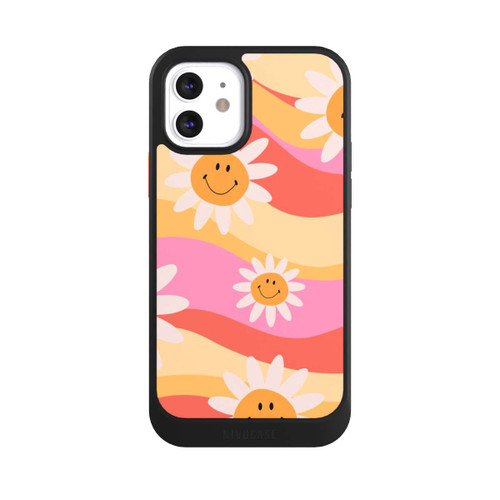 Apple iPhone 12 NIVOcore Retro Smiles Orange Colorful