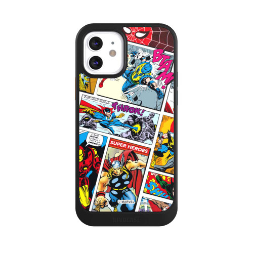 Apple iPhone 12 NIVOcore Marvel Retro Comic Blue