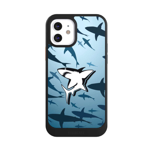 Apple iPhone 12 NIVOcore Haie Muster Blau