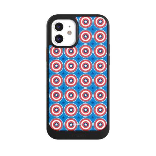 Apple iPhone 12 NIVOcore Captain American Shield Pattern
