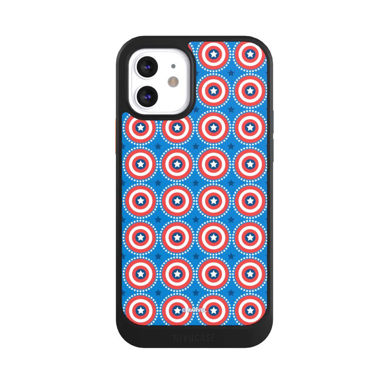 iPhone 12 NIVOcore Captain American Shield Pattern