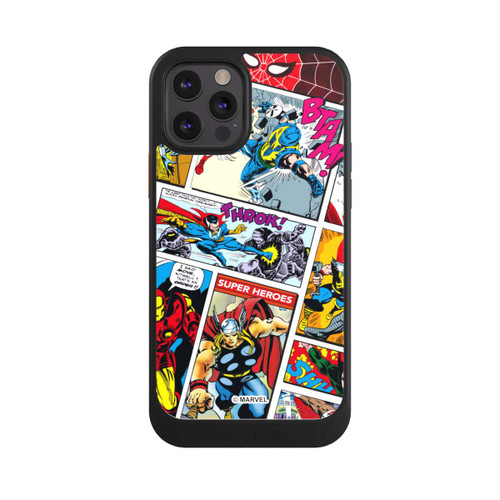 Apple iPhone 12 Pro NIVOcore Marvel Retro Comic Blue