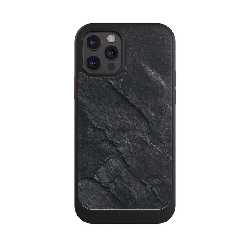 iPhone 12 Pro NIVOcore Dunkler Schiefer Look