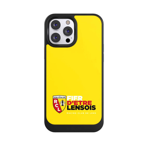 Apple iPhone 13 Pro Max NIVOcore Fond Logo RCL Jaune