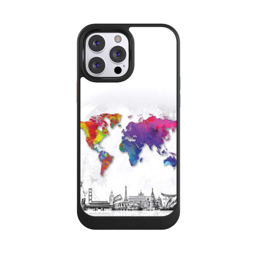 Apple iPhone 13 Pro Max NIVOcore Worldmap with Skyline